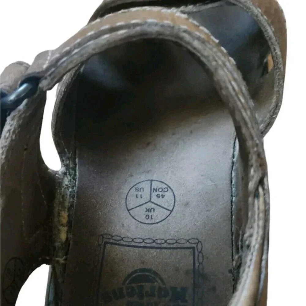 Dr. Martens Vintage 90s Chunky Sandal Men's Size 11 US Y2K Brown Leather Airwair